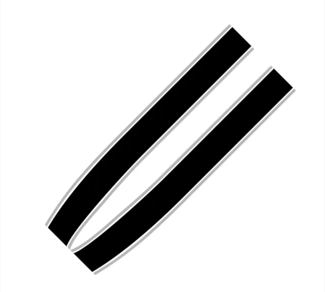 For MINI ONE MINI COOPER BONNET PIN STRIPES VINYL DECALS STICKERS R50 R53 R56