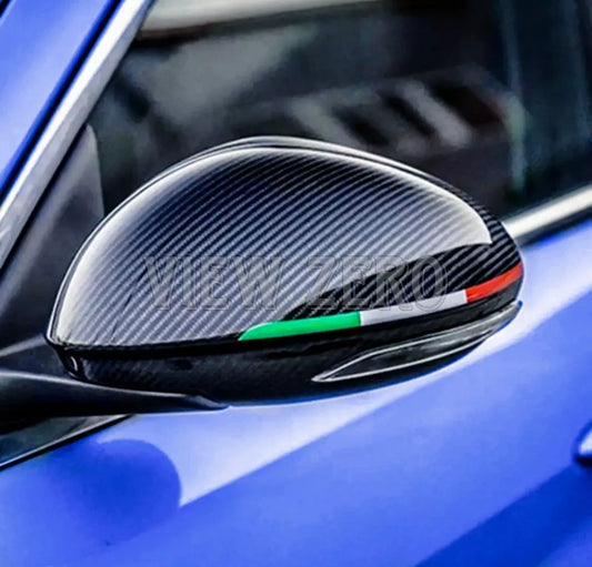 For FIAT 500 ABARTH 595 695 ITALY ITALIAN FLAG Stickers Side Mirror Vinyl Decals