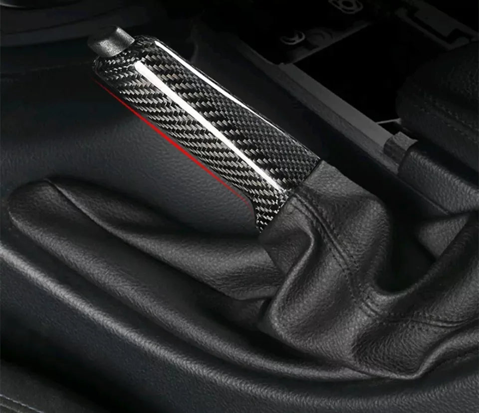 For BMW 1 SERIES F20 F21 CARBON FIBRE PATTERN HANDBRAKE HANDLE COVER 135 140i