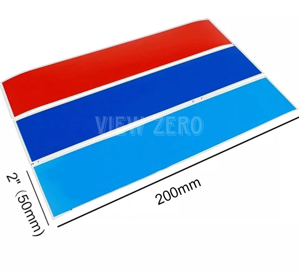 For BMW M Sport Vinyl Stripes Bumper Stickers 1 2 3 4 5 6 Series 140i M3 M4 M5